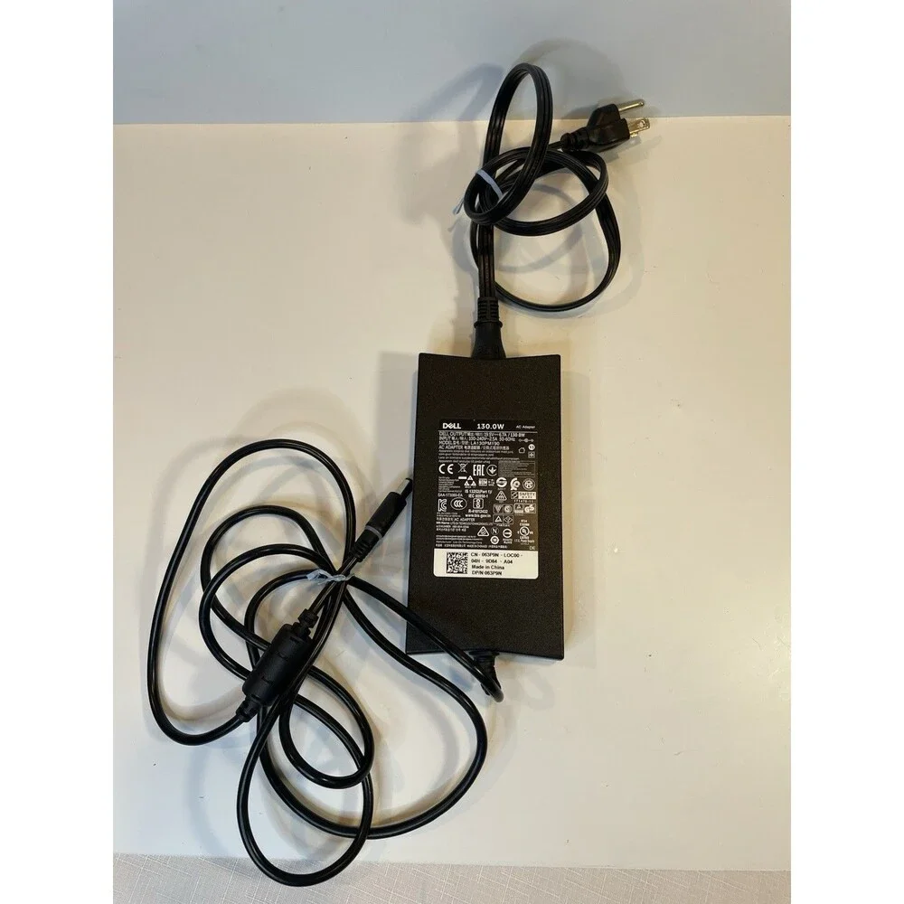 Genuine Dell 130W 19.5V AC Power Adapter Laptop Charger LA130PM190 Tip 7.4mm OEM
